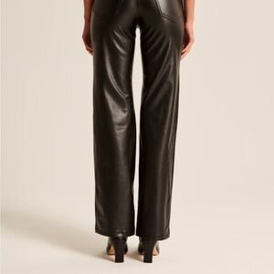 Abercrombie & Fitch Black Wide Leg Pants